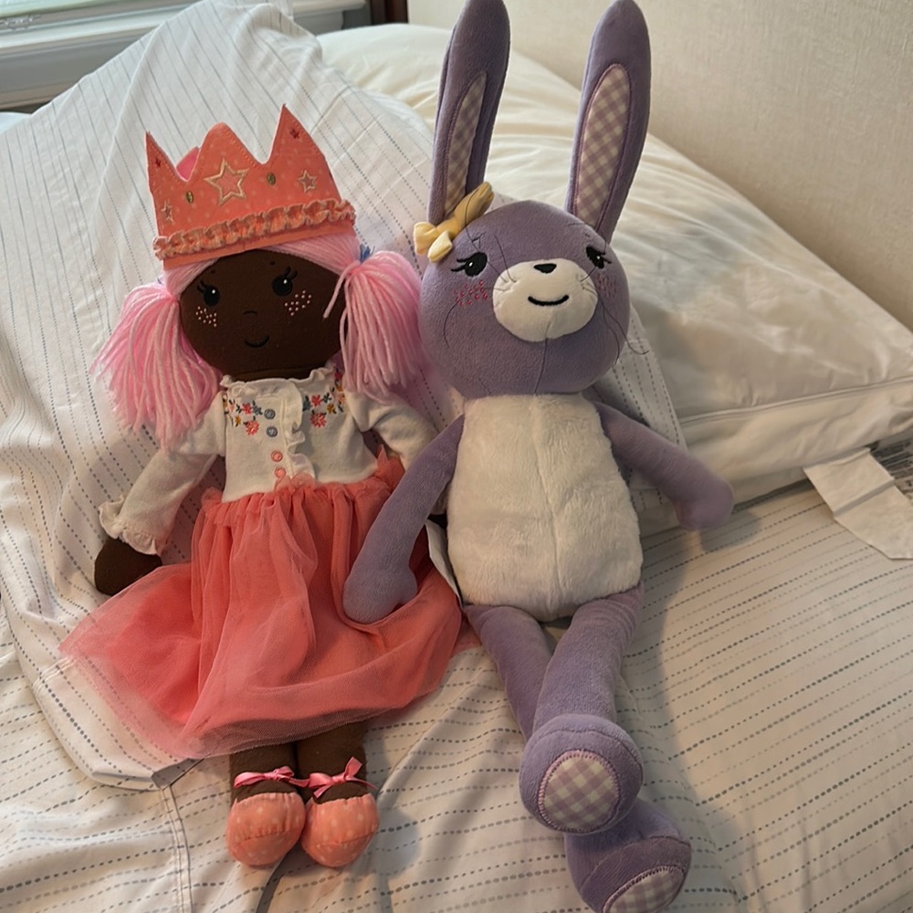 Matilda Jane doll and purple bunny!
